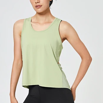 Oca Lado Crop Top Dry Fit Mulheres Blusa Esporte Ginásio Colete Yoga T-Shirt De Desporto Executando Camiseta De Treino De Roupas De Fitness Tops