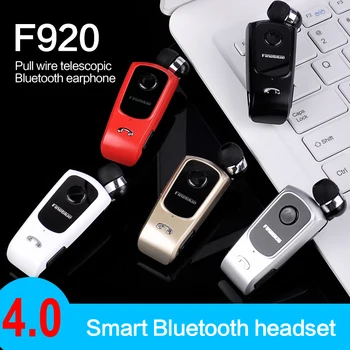 Original Finazul F920 Sem Fio Bluetooth Fone De Ouvido De Negócios Fone De Ouvido Vibrar Clip Para Auscultadores Estéreo Com Microfone Portátil Chamada De Telefone