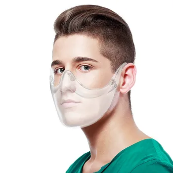 Ouvido, Loop Durável Máscaras De Proteção Facial Respirável Combinar De Plástico Reutilizáveis Impermeável Claro Multicolor Projeto De Proteção De Limpeza Fácil