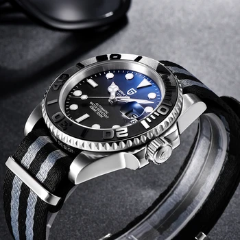 PAGANI DESIGN do Relógio Mecânico dos Homens de marcas de Luxo Aço Inoxidável de Negócios do Esporte Homens Relógio Automático do sexo Masculino Relógio relógio masculino