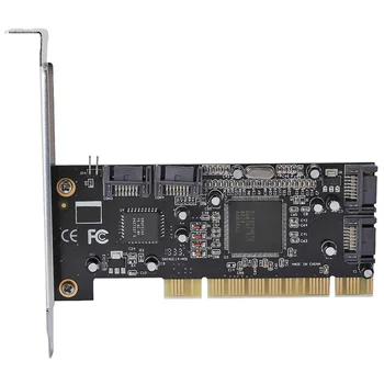 PCI 4 Interno Porta SATA 1,5 Gbps Sil3114 Chipset Placa de Controlador RAID Componentes de Computador de Práticas de Boa Qualidade