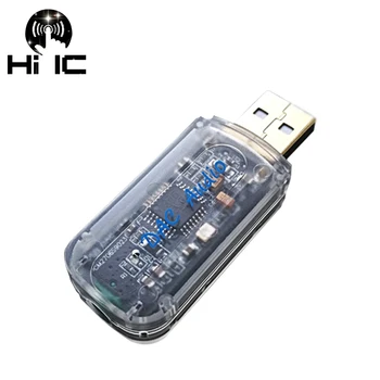 PCM2706+ES9023 Portátil USB DAC APARELHAGEM hi-fi Febre de Áudio Externo do Cartão Decodificador Para o Amplificador AMPLIFICADOR de Celular OTG