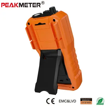PEAKMETER PM8229 5 em 1 Auto Multímetro Digital Com Multi-função Lux Nível de Som de Freqüência de Temperatura e Umidade Testador de Medidor de
