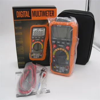 PEAKMETER PM8229 5 em 1 Auto Multímetro Digital Com Multi-função Lux Nível de Som de Freqüência de Temperatura e Umidade Testador de Medidor de
