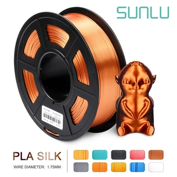 PLA SEDA Filamento de cobre de SEDA 1kg 2.2 lb 1,75 mm por rolo Impressora 3D de Filamentos de DIY para impressão 3D Recargas