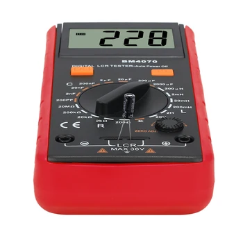 PROSTER para BM4070 LCR medidor de capacitância, Indutância Resistência de auto-descarga LCD Multímetro Digital Tensão Tester Multimetro