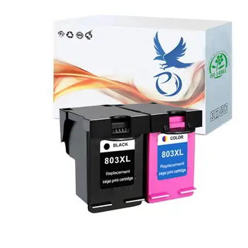 PY 1set 803XL cartuchos de tinta Compatíveis Para HP803 XL Para HP Deskjet 1112 2132 1111 2131 3632 3830 4652 impressora