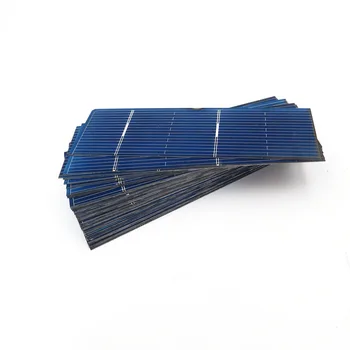 Painel Solar Mini Sistema Solar DIY Bateria Carregador de Telefone Celular Portátil da Célula Solar de 0,5 V 0,37 W 78*26mm Sunpower Painel de carga de brinquedo
