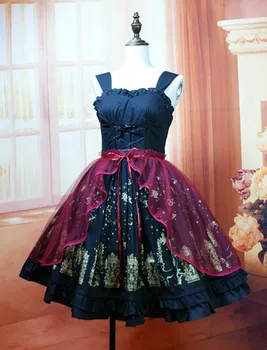 Palácio sweet lolita net fios vintage três maneiras de usar saia vitoriana capa de lolita gótica kawaii girl loli cos