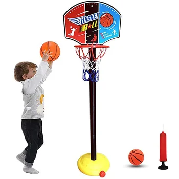 Pano de fundo de basquete Aro Rack Educacional de crianças, Crianças Brinquedos Brinquedo de Bolas Exterior, Interior, Esportes Diversão Com o ABC Stand Tecido Líquido Gol