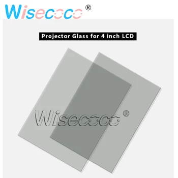 Para 4 polegadas, projetor de lcd de peças de reparo térmico-isolamento para Unic UC40 UC46 Rigal vidro polarizador de vidro