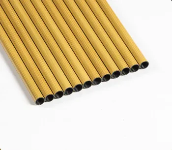 Para Arco e flechas de Caça 6pcs de Bambu Pele Coluna Vertebral 500 600 Carbono Puro Seta do Eixo OD de 7,6 mm de IDENTIFICAÇÃO de 6,2 mm