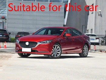 Para Mazda 6 Atenza Mazda6 2018 2019 2020 Aço Inoxidável Grade Dianteira Sotaque Tampa Inferior Malha De Caimento Moldagem Estilo De Moldura Guarnição