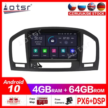 Para OPEL Insignia 2008-2013 Android10 jogador do carro DVD GPS multimídia Auto-Rádio do carro navigator receptor estéreo Chefe da unidade de mapa Grátis