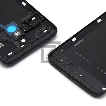 Para Xiaomi Redmi 5 Plus Bateria Tampa Traseira de Metal Porta Traseira Habitação + Suporte da Bandeja de Cartão para Redmi 5Plus de Reparação de Peças de Reposição