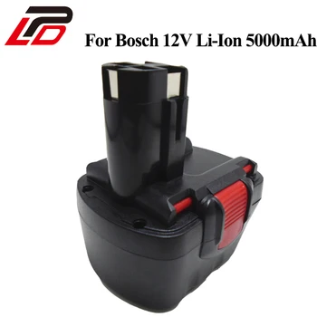 Para a Bosch 12V 5000mAh Li-Ion Recarregável Para BAT043 BAT045 BTA120 2607335430,GSR 12 VE-2,OGE 12 VE-2,PSB 12 VE-2