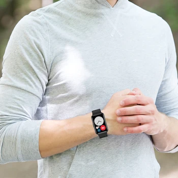 Para huawei ajuste inteligente pulseira de Silicone Banda Para Huawei Assistir a Alça de Ajuste SmartWatch Protetor de Tela Pulseira Bracelete correa