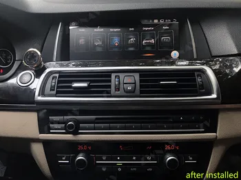 Para o BMW Série 5 F10 F11 F18 2010 2011 - 2016 Rádio Estéreo de Áudio Android PX6 Carro Multimédia Leitor de DVD GPS de navegação unidade de Cabeça