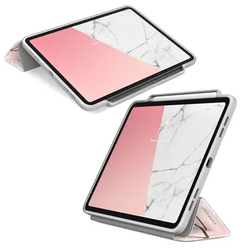 Para o iPad Pro 12.9 Caso (2018) i-Blason Cosmo de Corpo Inteiro com dobra tripla em papel Suporte de Mármore Case Flip Cover com a Auto Sleep/Wake & porta-Lápis