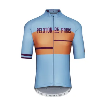 Pelotão de paris 2020 mais recente de manga Curta ciclismo jersey homens MTB desempenho do ciclo de desgaste do Esporte de corrida de bicicleta camisa de secagem Rápida camisa