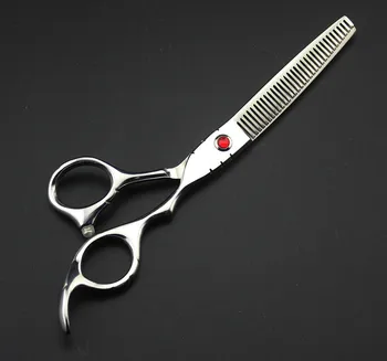 Personalizar clássico de 6 polegadas de ruby, cortar o cabelo de uma tesoura de desbaste barbeiro ferramentas de estilo de corte de tesoura tesoura tesoura de cabeleireiro conjunto