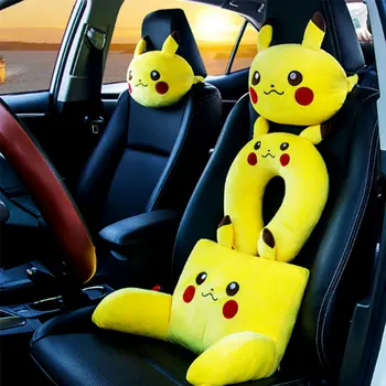 Pokemon Brinquedos de Pelúcia Pikachu de Pelúcia Almofadas para Casa de Carro Anime Pikachu Figura Macio Recheado de Brinquedos Bonecas Bonito dos desenhos animados do Luxuoso Travesseiro de Presente