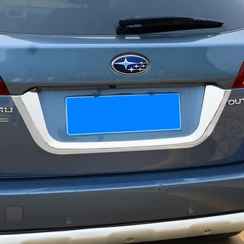 Porta traseira Porta Traseira Inferior da Tampa de Moldagem Guarnição ABS, porta de trás da guarnição de carro Acessórios PARA Subaru Outback a 2018