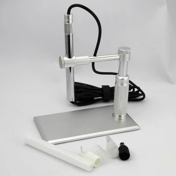 Portátil 500X Digital USB Microscópio 8 LED de 2MP Eletrônico HD lente de aumento Dente de Inspeção de Tubos Lupas de Metal Vídeo Endoscópico
