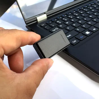 Portátil Mini Gravador de Voz Digital com Um clique atalho de tempo de gravação com Built-in Memória Opcional AK01