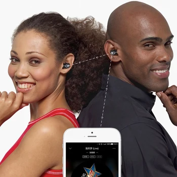 Portátil TWS Dual Bass Estéreo Bluetooth Fones de ouvido Fones de ouvido sem fio Fones de ouvido mãos livres Esportes Fone de ouvido com a CVC 6.0 Microfone