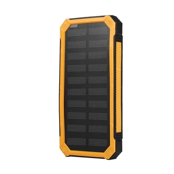 Portátil de Energia Solar do Banco Caso o Kit de Carregamento Rápido Dual USB Polar Banco Móvel do Poder Caso de DIY Kits 20000mAh Bateria NÃO INCLUÍDA