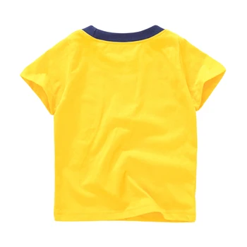 Pouco maven Crianças t-shirts de Animais de tubarão de Roupas infantis de Verão de Bebê Meninos Calções, Camisas de Manga Crianças Tops Tees de Roupas