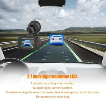 Promoção de alta qualidade do Carro DVR G30L Gravador de Câmera do Carro Traço Cam G-sensor INFRAVERMELHO de Visão Noturna