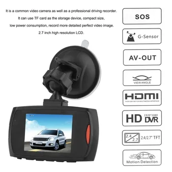 Promoção de alta qualidade do Carro DVR G30L Gravador de Câmera do Carro Traço Cam G-sensor INFRAVERMELHO de Visão Noturna