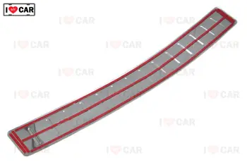 Pára-choques traseiro, protetor de soleira, para Nissan Terrano-2018 raspar a placa de guarda cobre o adesivo de carro decoração acessórios proteger