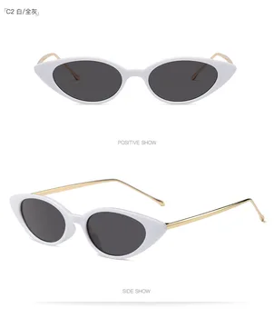 Qualidade Original de marcas de Luxo Óculos de sol Retro Mulheres 2019 Pequenos Olhos Óculos de Sol Sombra para as Mulheres Suglasses Quadro de Design Vintage