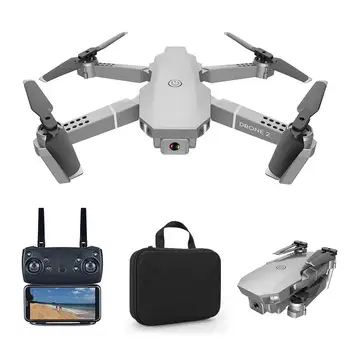 RC drone E68 pro 2,4 G Selfie wi-FI FPV Com 4K de Câmara HD Dobrável RC Quadcopter RTF Quadcopter altura para manter o drone Brinquedos Criança