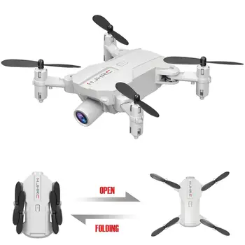 RCtown HJ66 wi-FI Global FPV com Amplo Ângulo HD 4K/1080P/720P Câmara Alta do Modo Hold Dobrável Braço RC Quadcopter Drone kit