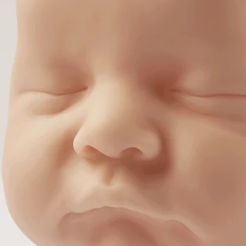 RSG Bebe Reborn Boneca de 17 Polegadas Realistas Recém-Renascido do Bebê Levi de Vinil sem pintura Inacabada Boneca Peças DIY em Branco Boneca Kit