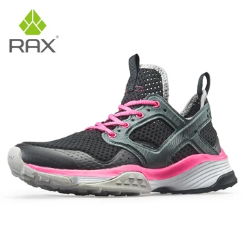 Rax Homens Tênis Respirável, Exterior Sapatos de corrida Leve Sapatos de Trekking Mulheres Anti-derrapante Exterior Tênis para Homens