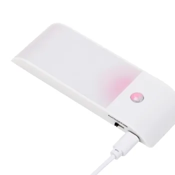 Recarregável USB IV Noite de Luz com Sensor de Movimento sem Fio 12LED Luzes de Parede Armário Lâmpada Auto On/Off Placa Magnética para o Corredor