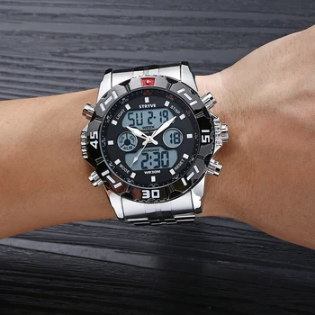 Relojes Hombre 2019 STRYVE Mens Relógios as melhores marcas de Luxo do Relógio de Pulso de Quartzo dos Esportes dos Homens, Homem de Pulso, Relógio Relógio Masculino