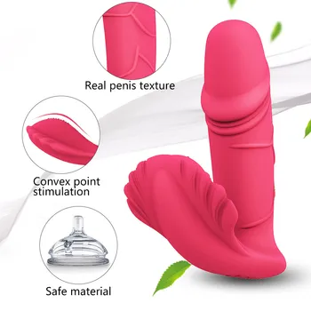 Remoto Aquecimento Vibrador Vaginal Massager Calcinha Vibrador Vibradores Para As Mulheres Clítoris Estimulação Do Ponto G Vibrador Brinquedos Sexuais Para As Mulheres