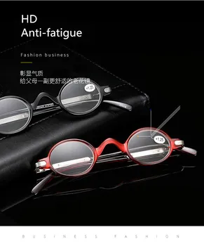 Retro Rodada Óculos De Leitura De Design Da Marca Presbiopia Prescrição Nerd Lente De Medicina Óculos Com Armação Preta Vermelha Homens Mulheres
