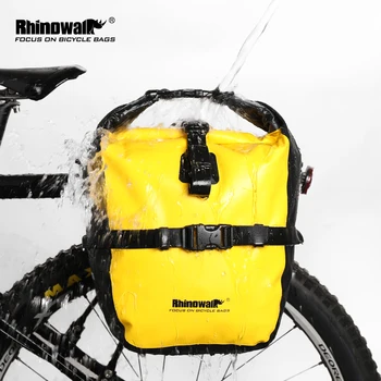 Rhinowalk 20L de Bicicleta Pannier Saco de Acessórios de Moto Impermeável Portátil Moto Bag duplo Tronco Pack de Ciclismo Saco de Viagem de Bicicleta Saco