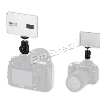 SOKANI X21 LED Na Câmera de Vídeo de Bolso Luz de Tamanho de Tela OLED de Construir em 1600mAh Bateria para Sony Nikon Canon