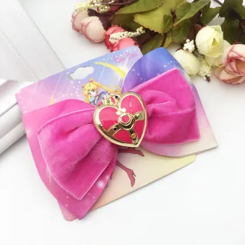 Sailor Moon Tsukino Usagi Cosplay Gancho Arco de Cabelo Com Grampos Grampo de cabelo Headwear Acessórios de Halloween COS Prop