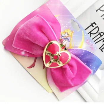 Sailor Moon Tsukino Usagi Cosplay Gancho Arco de Cabelo Com Grampos Grampo de cabelo Headwear Acessórios de Halloween COS Prop