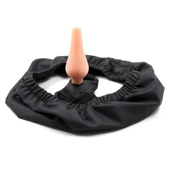 Segredo os Brinquedos Sexuais Preto com uma Cueca de Silicone Dildos Strapon Cinto de Castidade Plug de Bunda Pantis Fetiche Masturbação Calcinha