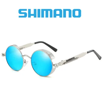 Shimano Vintage, Óculos De Sol Polarizados Homens Marca De Luxo De Alumínio De Óculos De Sol Quadrado De Condução Óculos De Sol Preto Macho Pesca Óculos